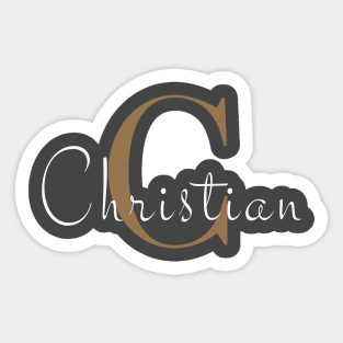 I am Christian Sticker